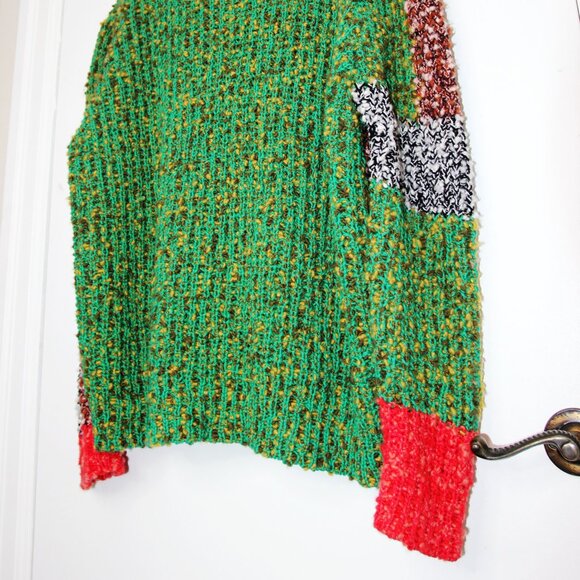 BNWT AW21 J.W.ANDERSON ANCHOR PATCHWORK SWEATER L - Picture 7 of 12